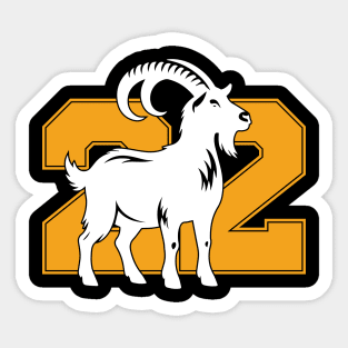 22 The Goat Sticker